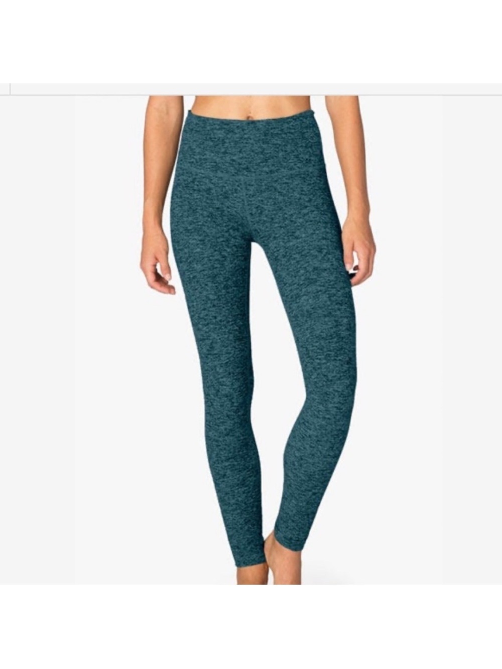 Beyond Yoga Spacedye Take Me Higher Long Legging Blue and Black 1X
